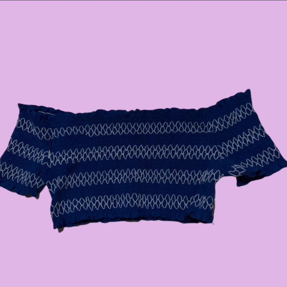 BLUE BARDOT FESTIVAL CROP TOP